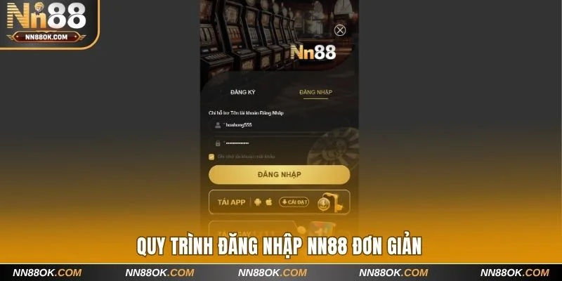 Quy trình đăng nhập NN88 chi tiết cho hội viên 