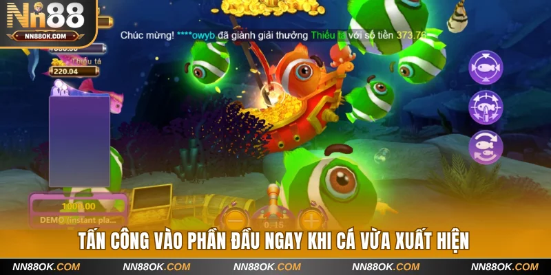 Tấn công vào đầu con mồi